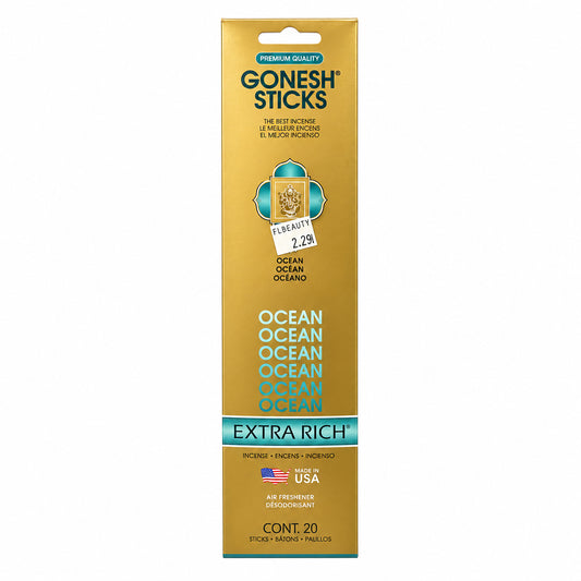 PREMIUM QUALITY- Gonesh Sticks-Ocean cnt 20