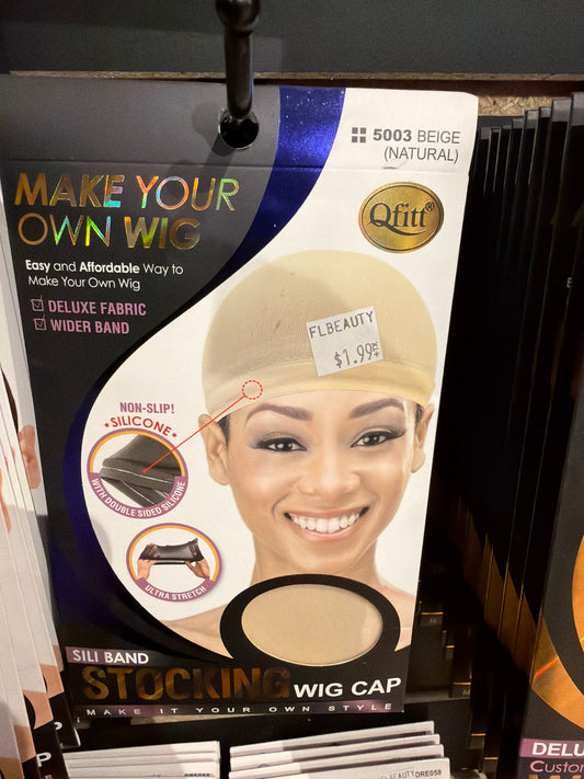 Sili band stocking wig cap