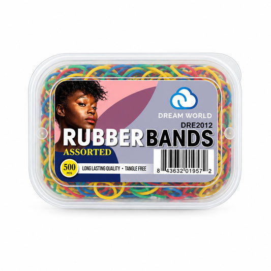 DREAMWORLD- Assorted Rubber Bands 500 cnt.