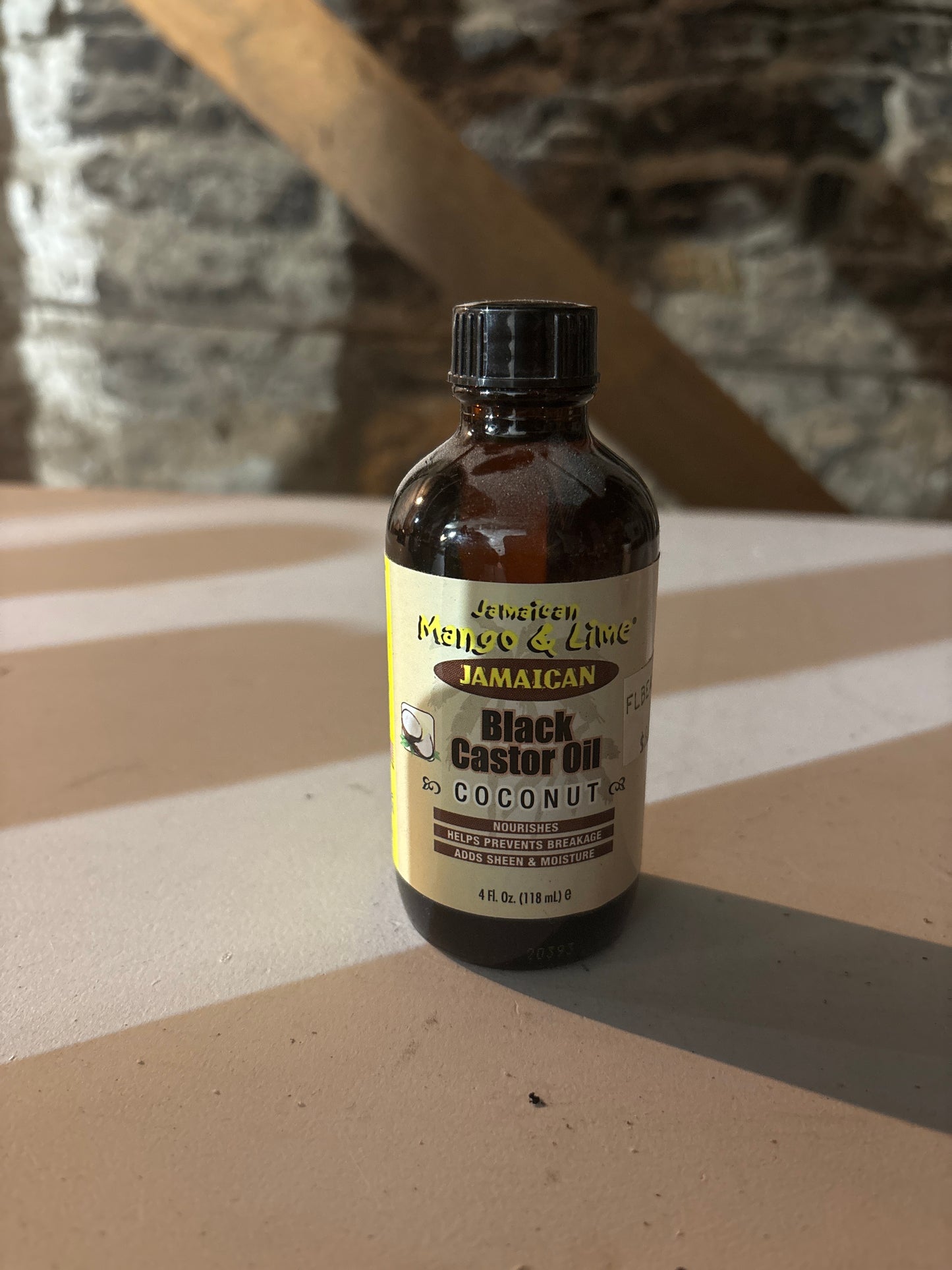Jamaican Mango & Lime- JAMAICAN BLACK CASTOR OIL 4Fl.oz- Coconut