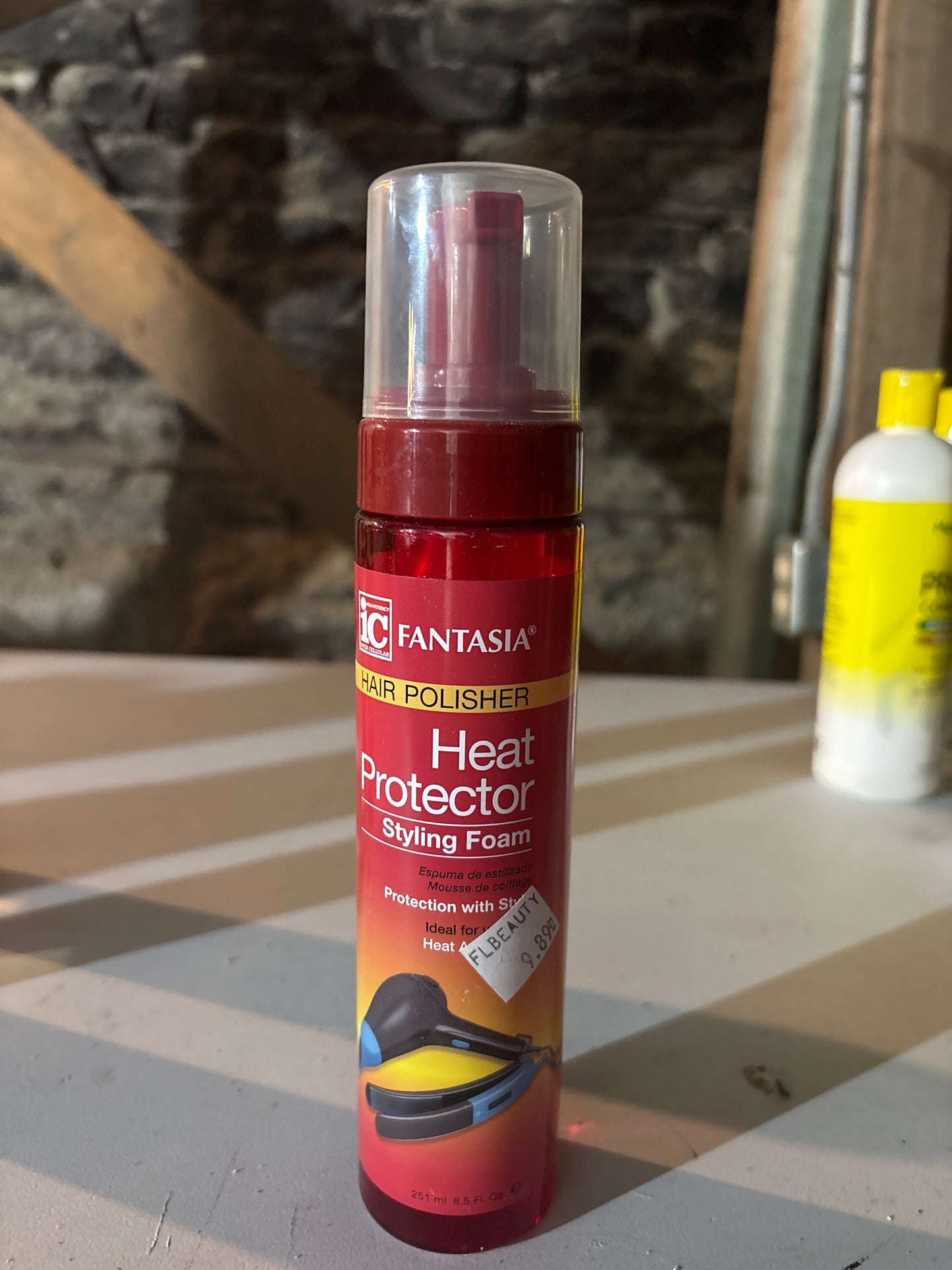 IC FANTASIA HAIR POLISHER- Heat Protector Styling Foam