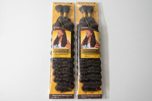 Cleopatra 100% Human Hair Remy Bulk 18” color 4