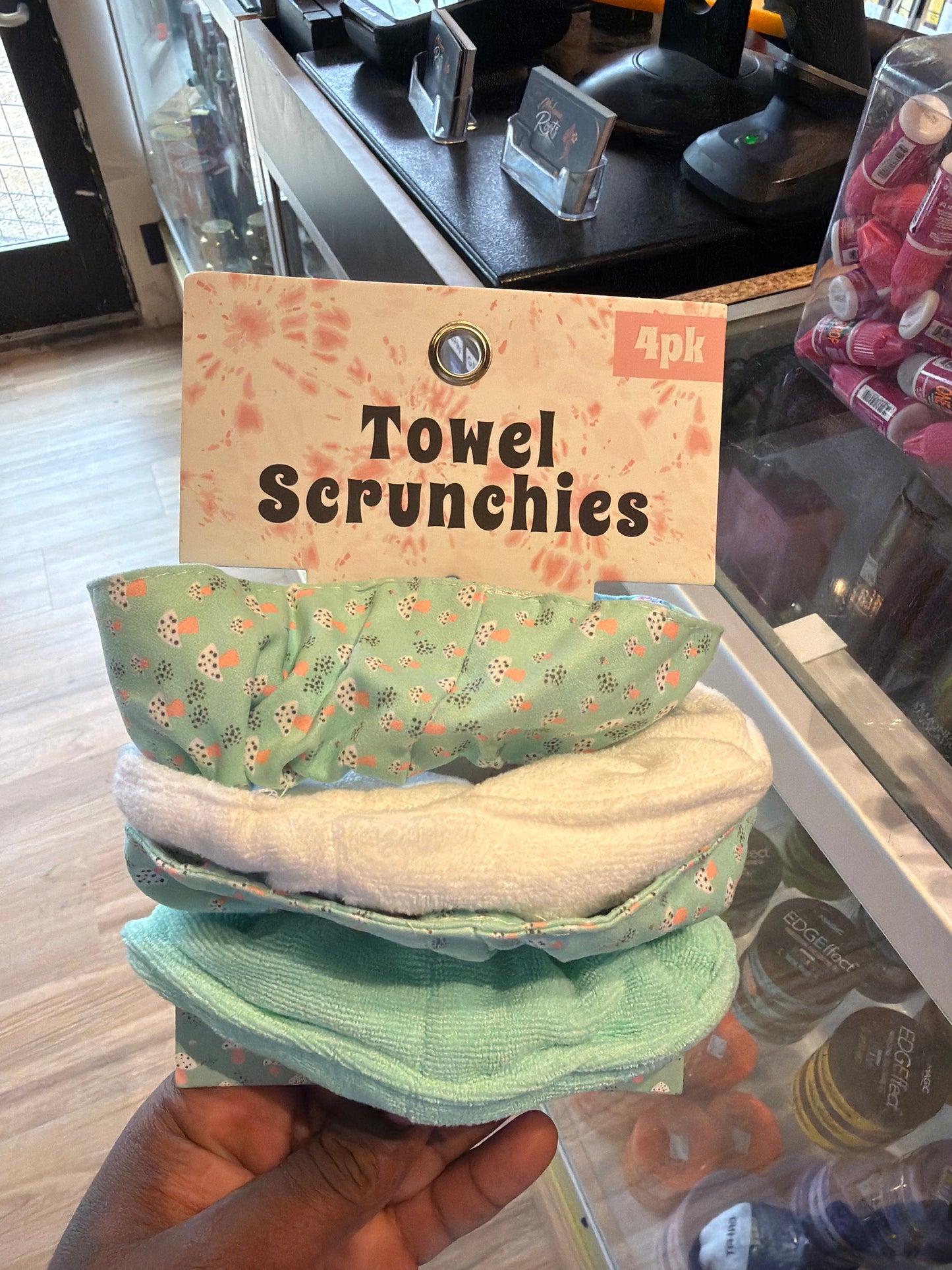 Towel scrunchies 4 pcs