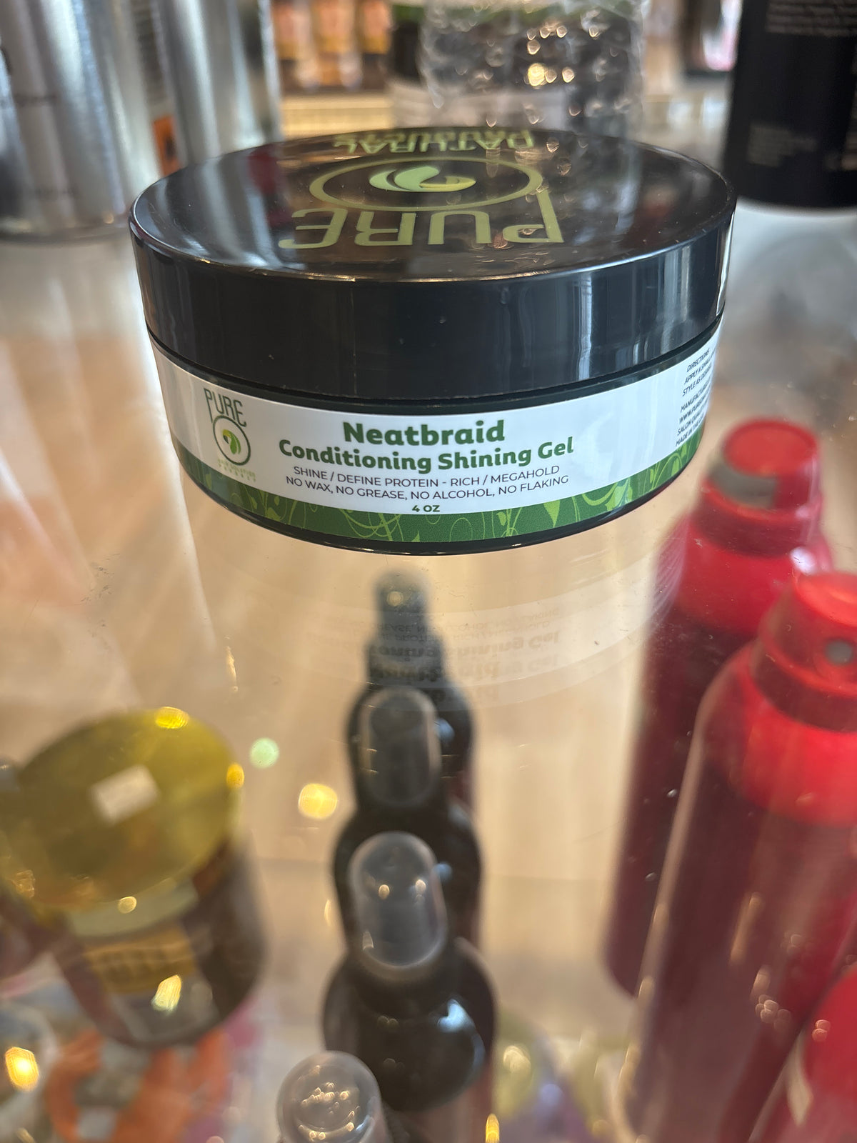 PURE- Neat Braid Conditioning Shining Gel 4oz.