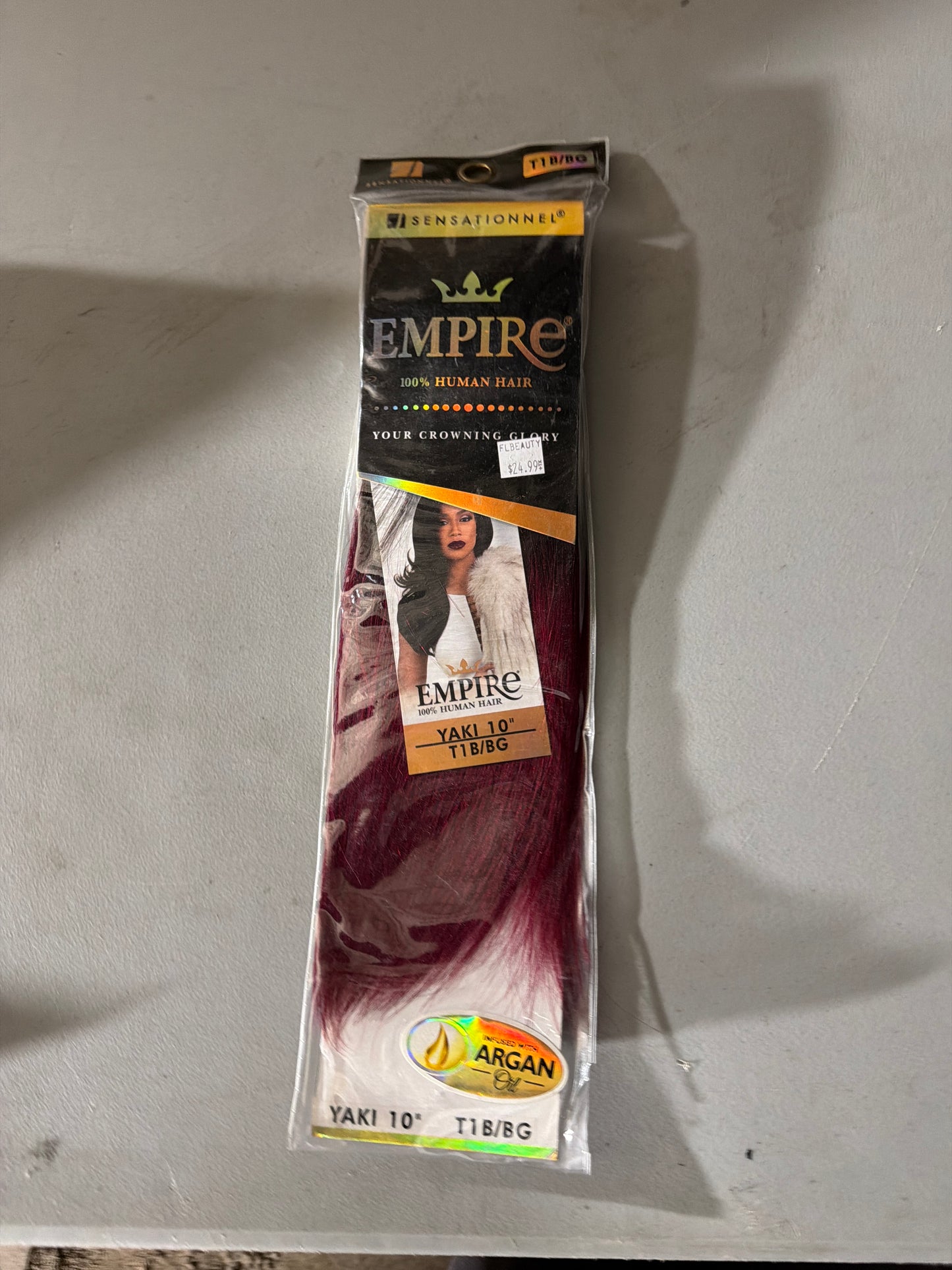 Empire 100% Human Hair Yaki 10” color T1B/BG