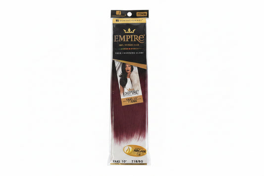 Empire 100% Human Hair Yaki 10” color T1B/BG