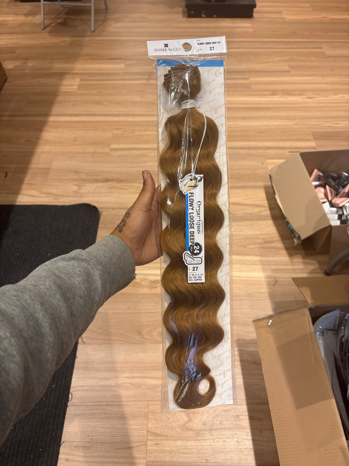 Shake-N-Go- Organique Flowy Loose Deep 24”-Color 27-