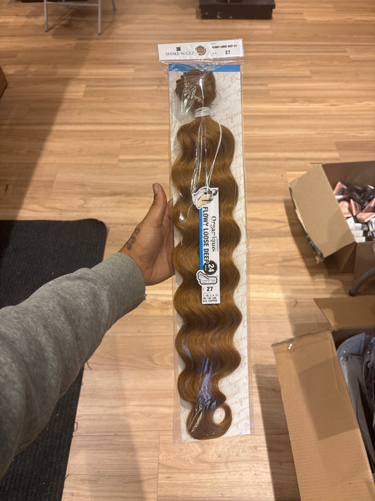 Shake-N-Go- Organique Flowy Loose Deep 24”-Color 27-