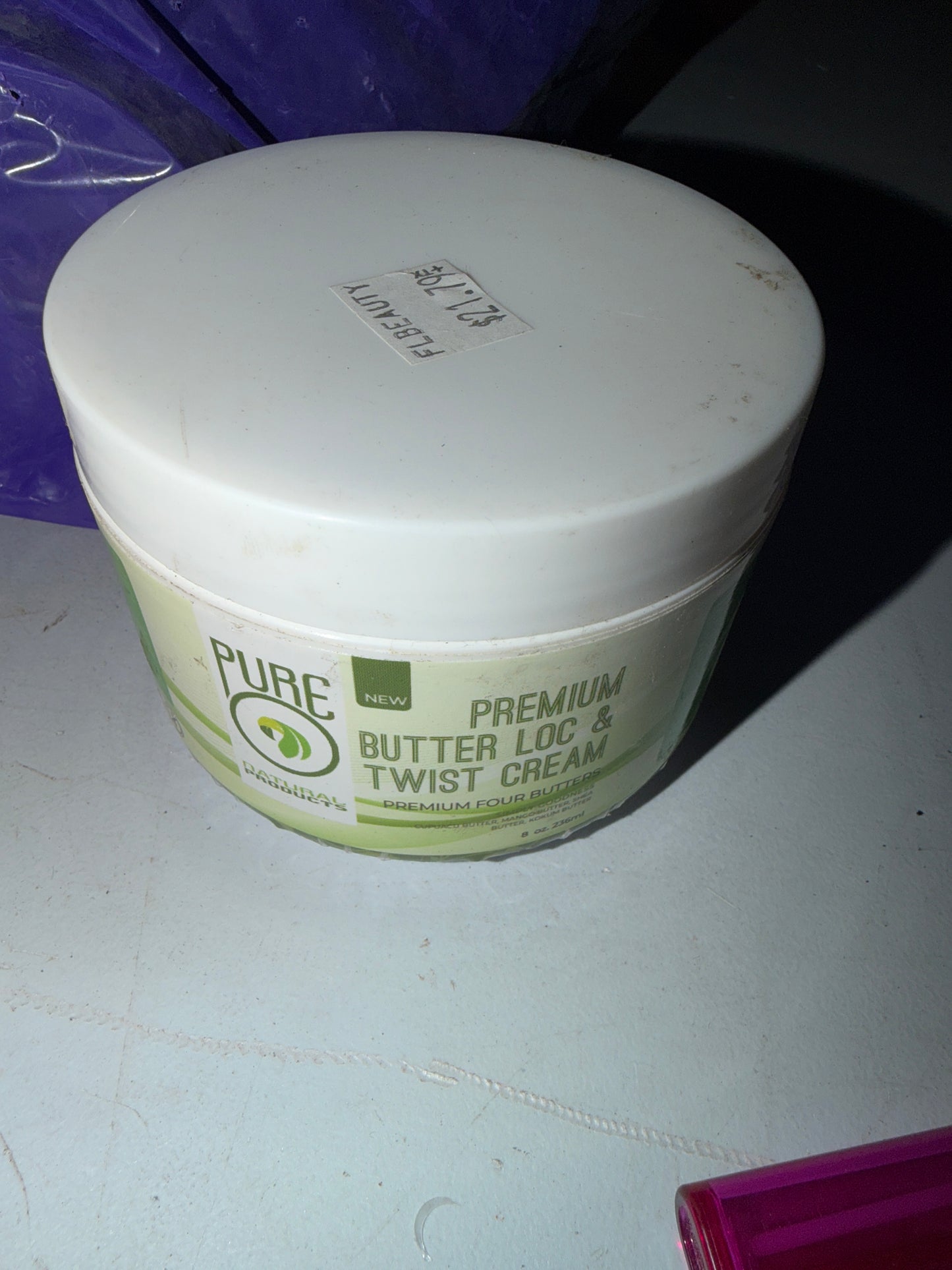 Pure O Natural Premium Butter Lock & Twist Butter Cream 6 oz