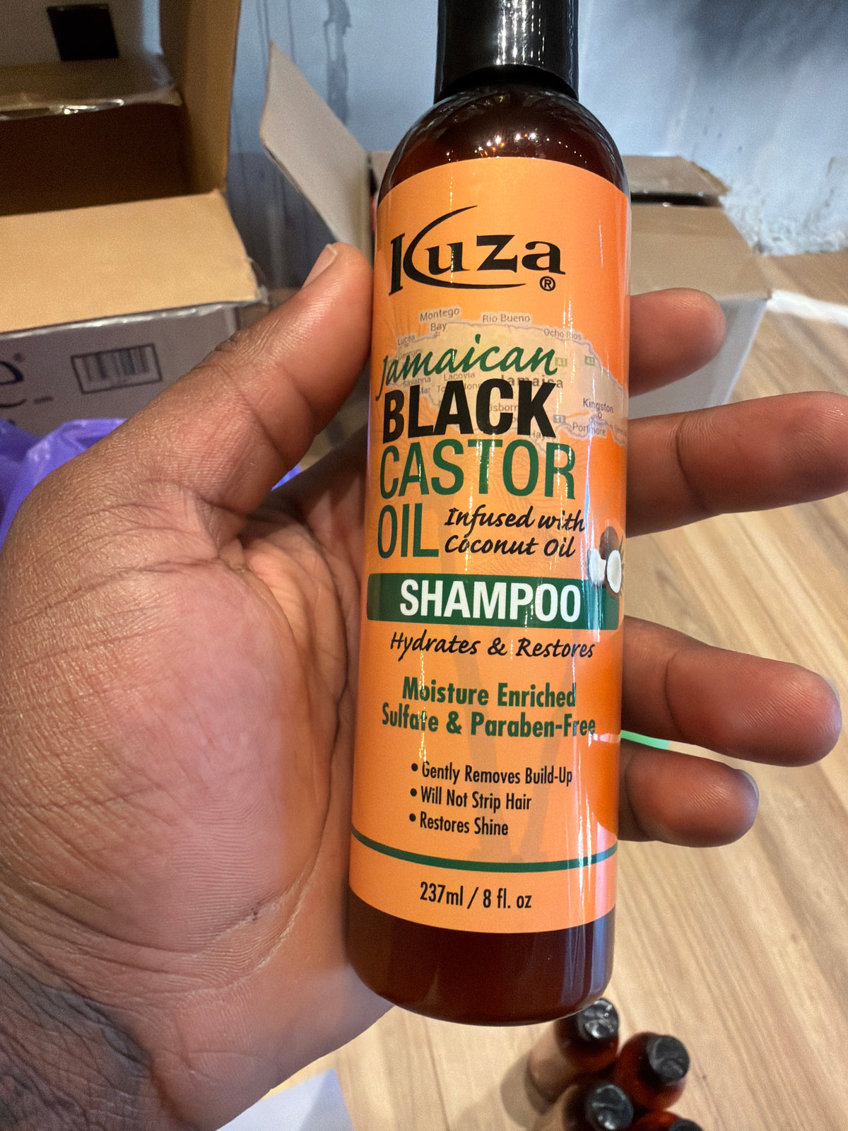 Kuza Jamaican black castor oil shampoo