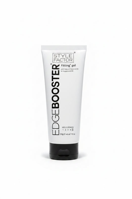 Style Factor Edge Booster Fitting Gel with Coconut Oil & Peppermint Oil 7.05 oz