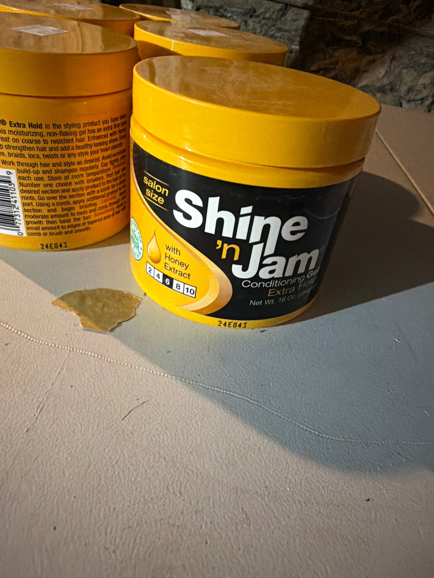 Shine ’n Jam Conditioning Gel Extra Hold with Honey Extract 16 oz