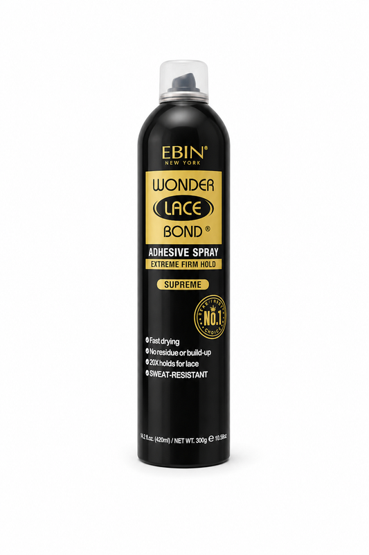 EBIN New York Wonder Lace Bond Adhesive Spray Supreme Extreme Firm Hold – 14.2 oz