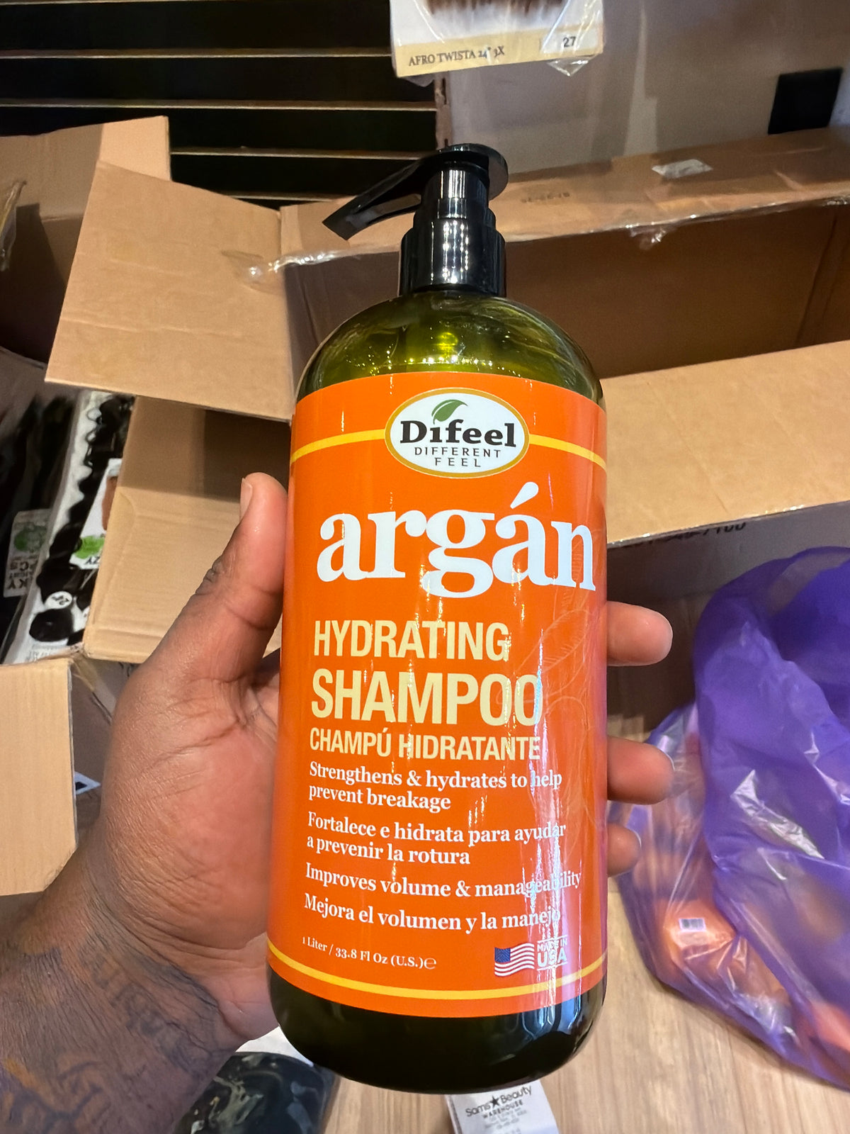 Difeel Argan hydrating shampoo