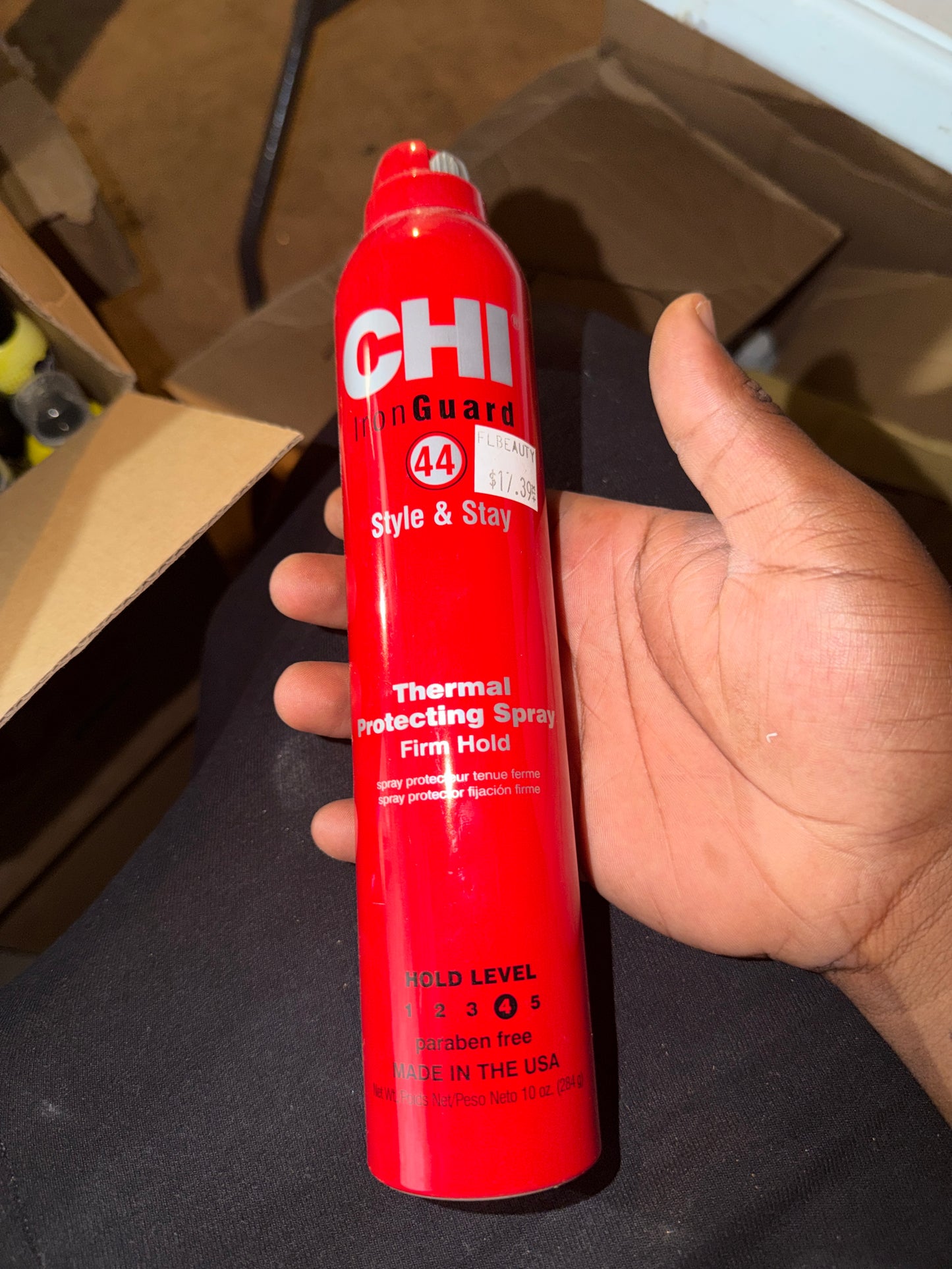 CHI 44 Iron Guard Style & Stay Thermal Protecting Spray Firm Hold – 10 oz