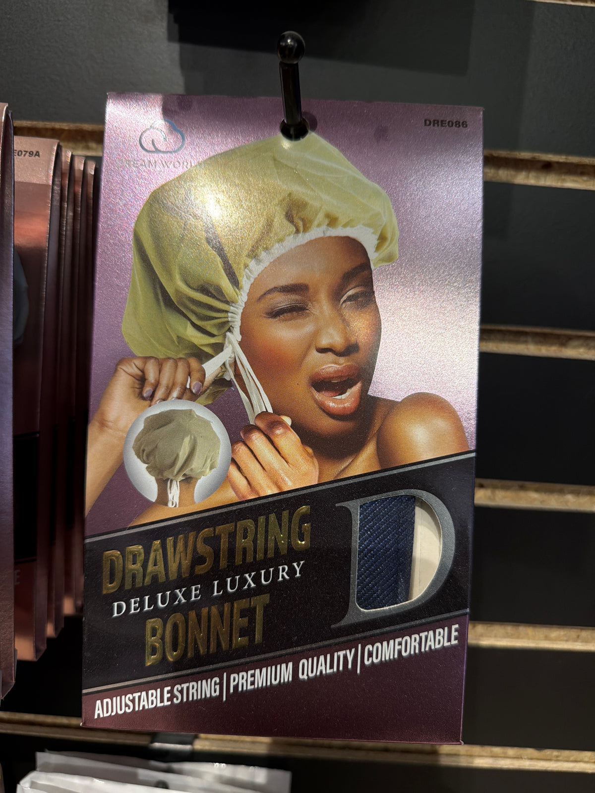 Drawstring bonnet