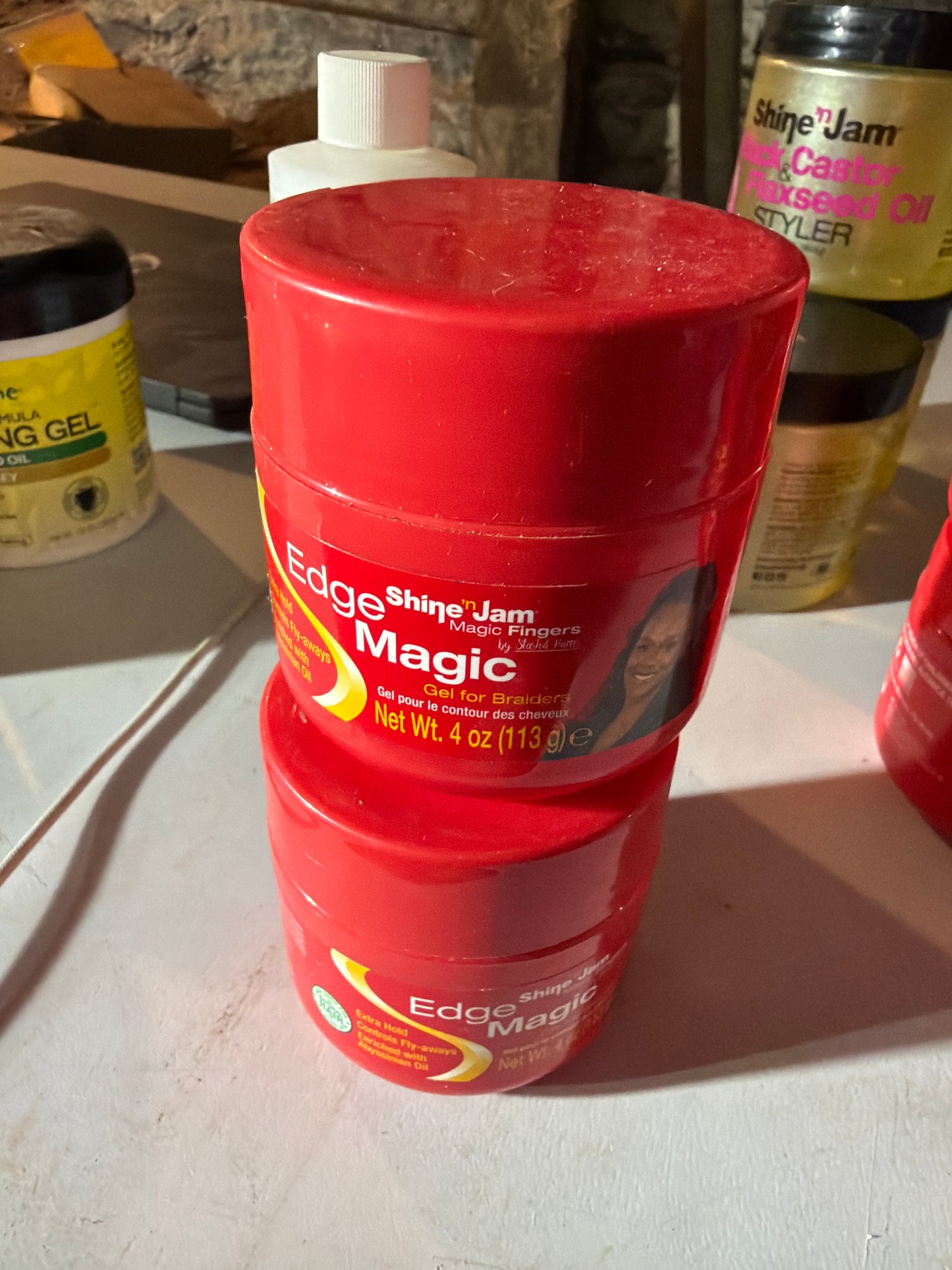 Title: Shine ’n Jam Magic Fingers for Braiders Edge Magic Gel 4 oz
