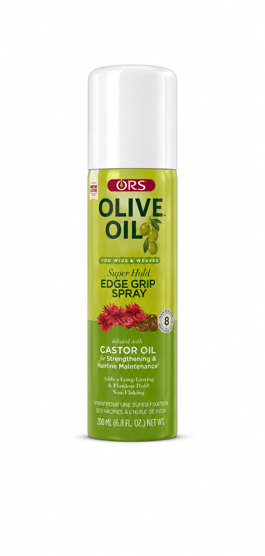 ORS OLIVE OIL- Super Hold WIG GRIP SPRAY Infused w/ Castor Oil 6.2Fl.oz