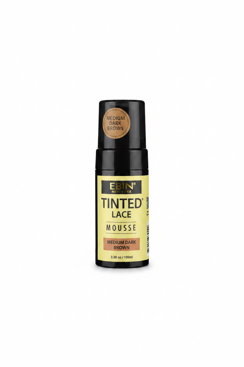 EBIN New York TINTED LACE MOUSSE-Medium Dark Brown 3.38oz/100ml