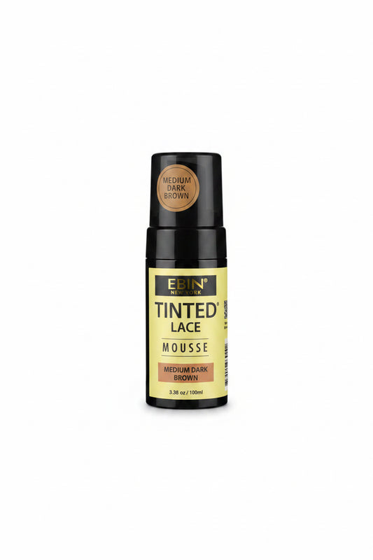 EBIN New York TINTED LACE MOUSSE-Medium Dark Brown 3.38oz/100ml