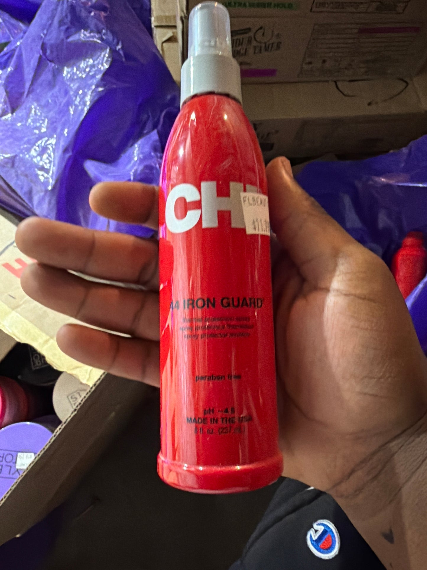 CHI 44 Iron Guard Thermal Protection Spray – Heat Protectant for All Hair Types – 8 oz