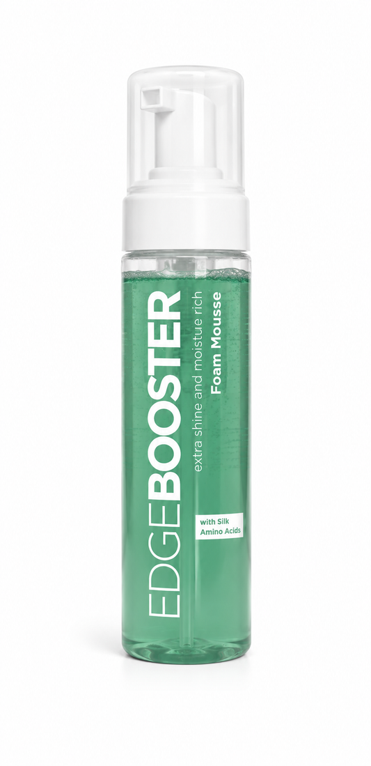 Edge Booster Extra Shine & Moisture Rich Foam Mousse with Shea Butter & Jamaican Black Castor Oil – 8.99 fl oz (266 mL)