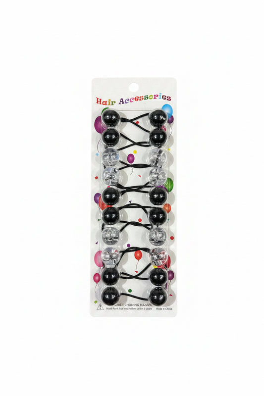 EDEN- Hair Accessories -color Assorted Black/Clear-