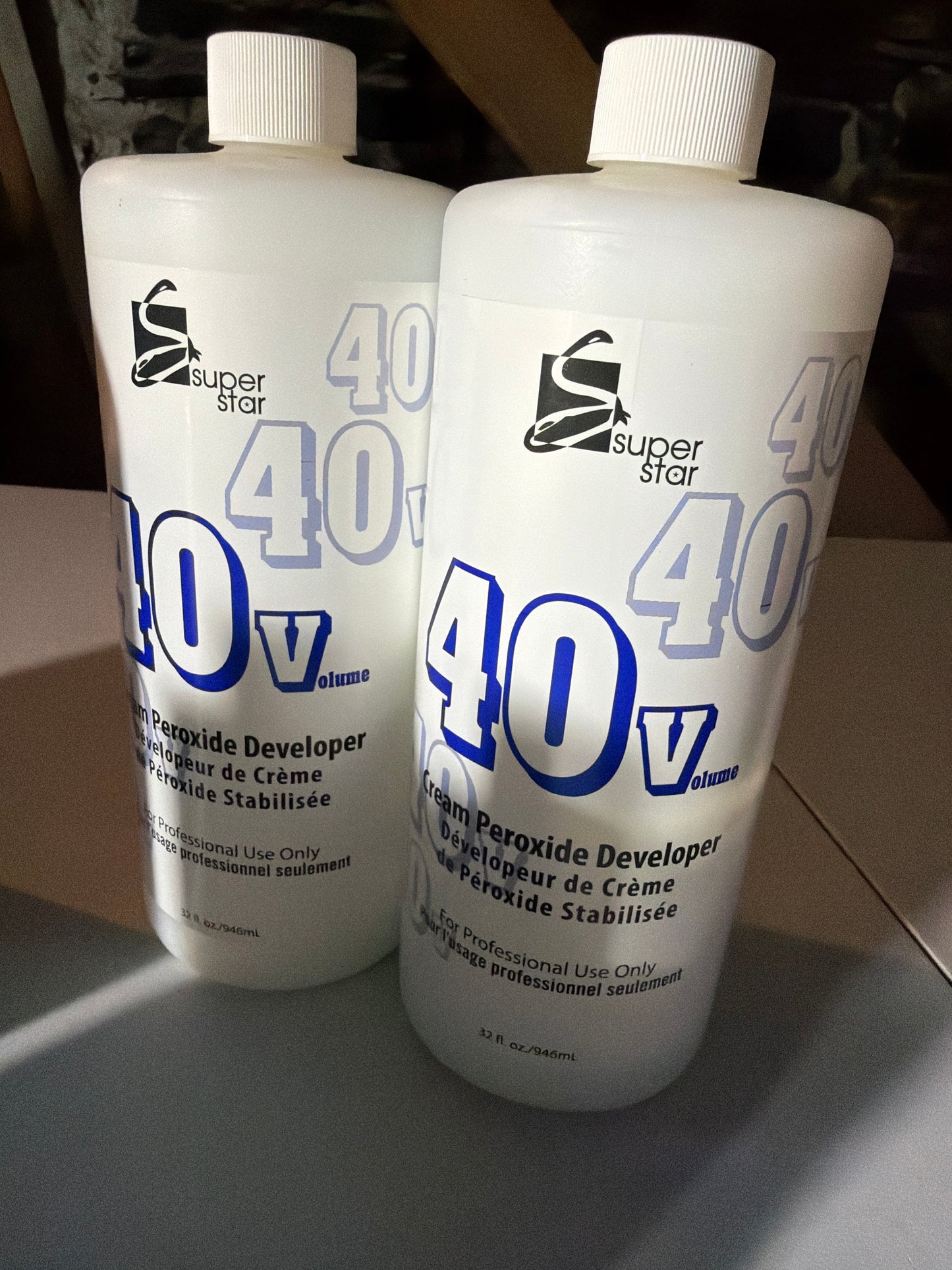 Super Star 40 Volume Cream Peroxide Developer 32 fl oz (946 mL)