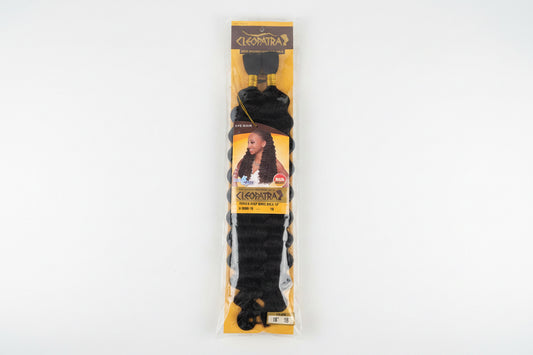 Cleopatra 100% Human Hair Remy Bulk 18” color 1B