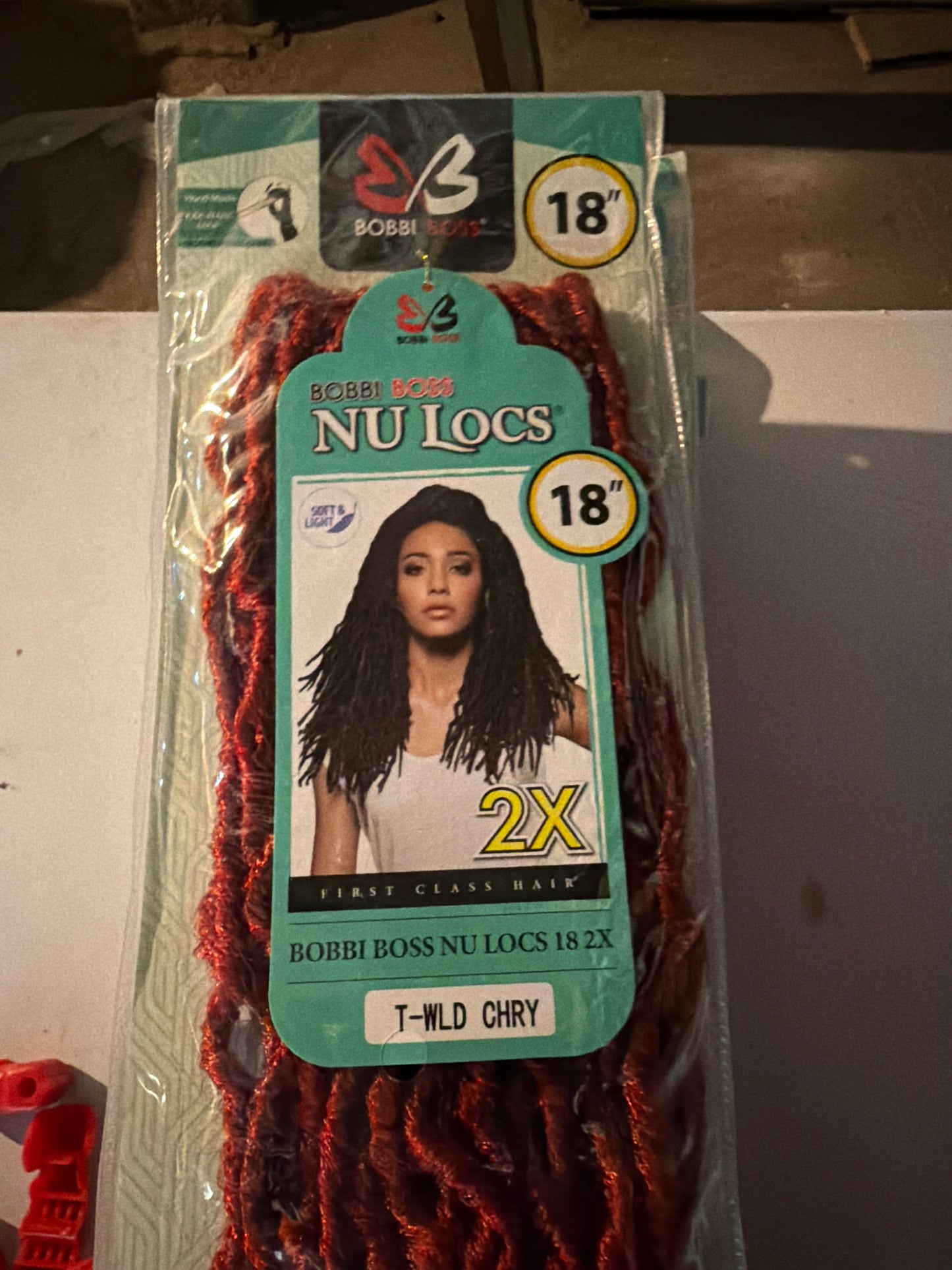 Bobbi Boss Nu Locs 18” 2X Synthetic Crochet Hair – T-WLD cherry