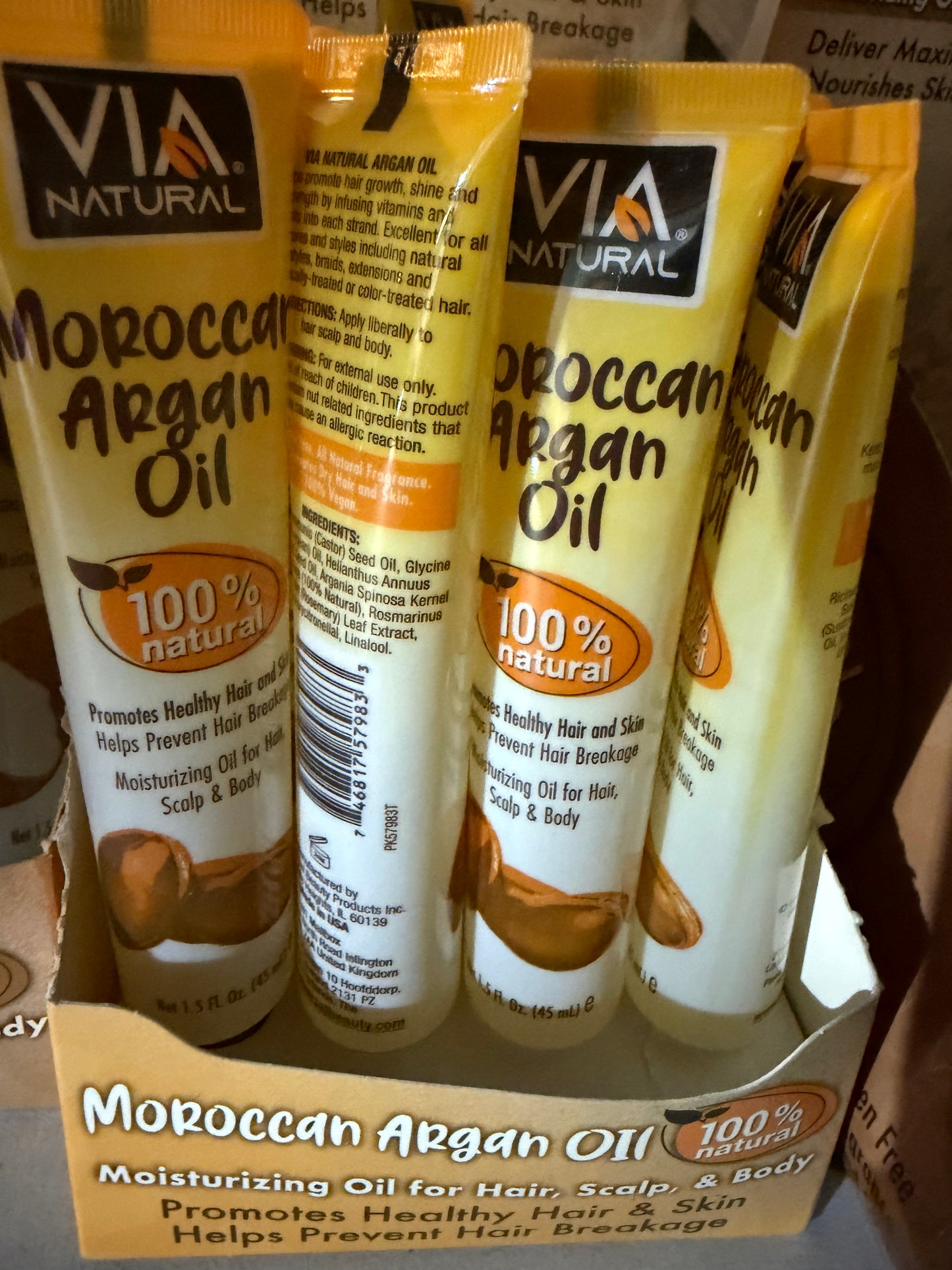 Via Natural 100% Natural – Nourishing Oil for Hair, Skin & Body