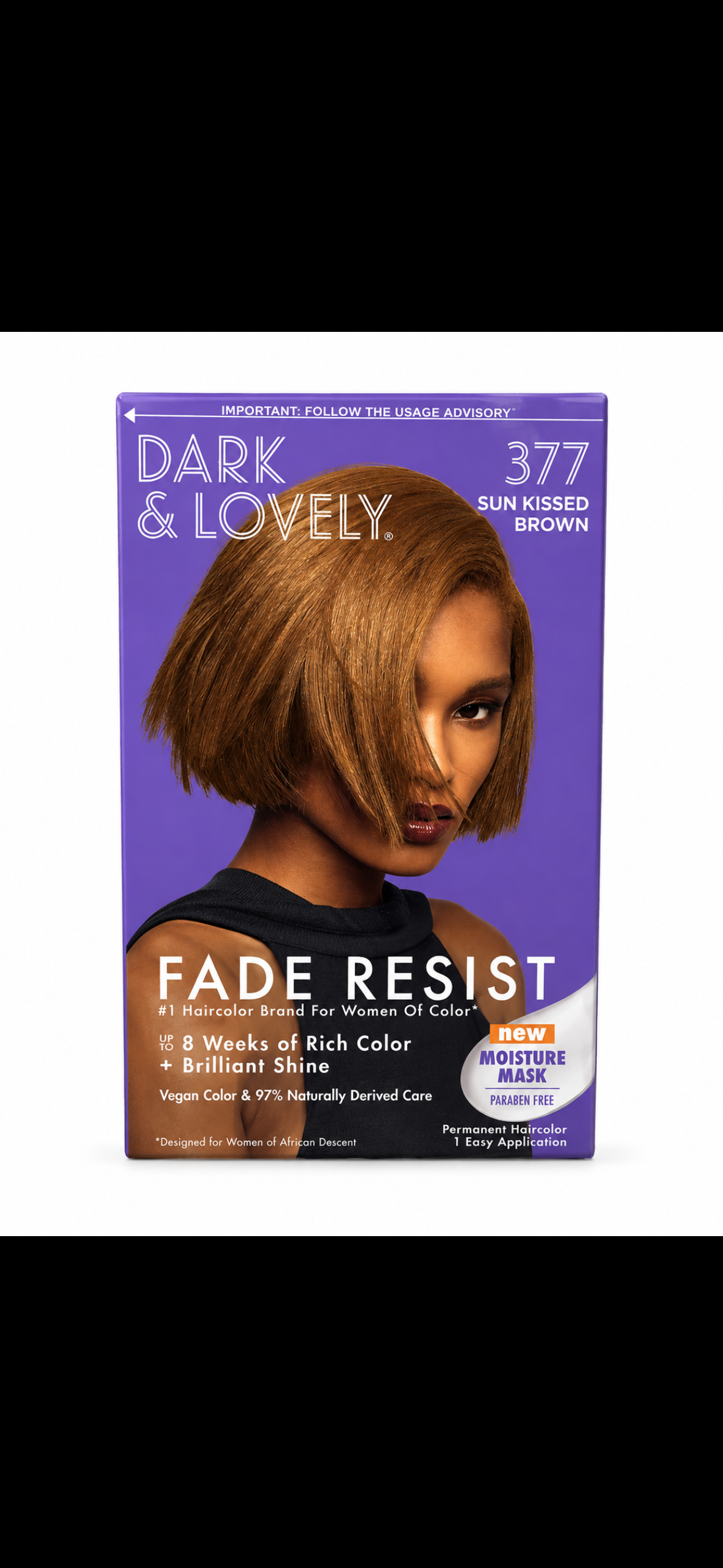 DARK & LOVELY- FADE RESISTANT-Color Sun Kissed Brown 377-