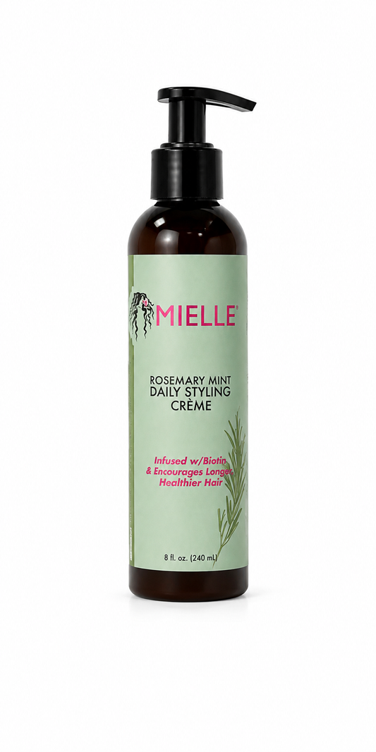 MIELLE- Rosemary Mint Daily Styling Crème Infused w/ Biotin 8Fl.oz