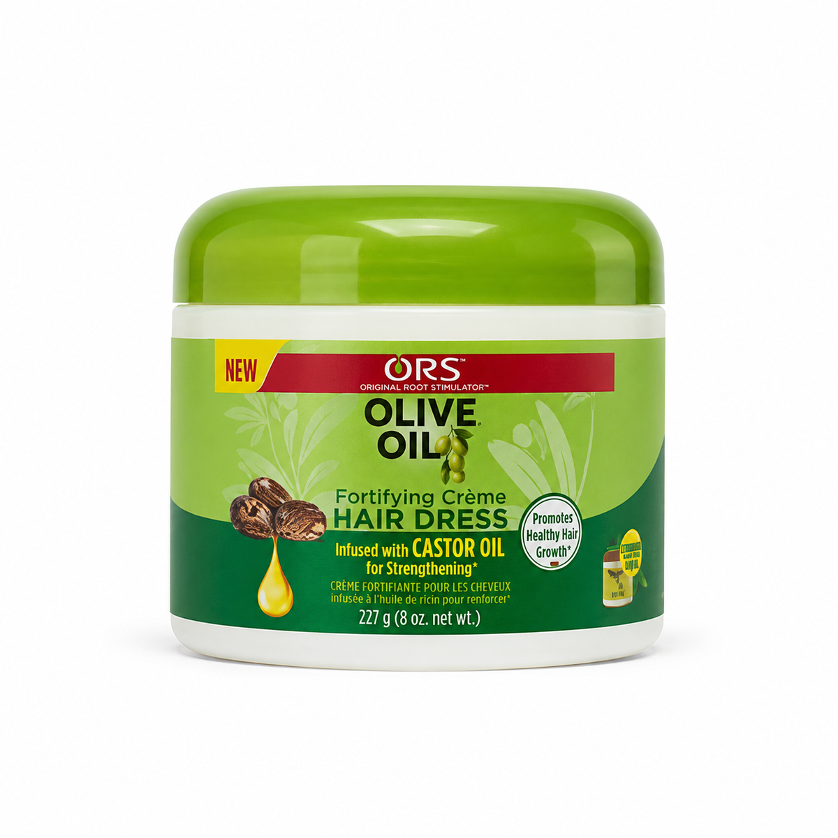 ORS OLIVE OIL- Fortifying Crème HAIR DRESS Infused w/ Castor Oil 8.oz
