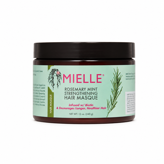Mielle Organics Rosemary Mint Strengthening Hair Masque with Biotin – 12 oz