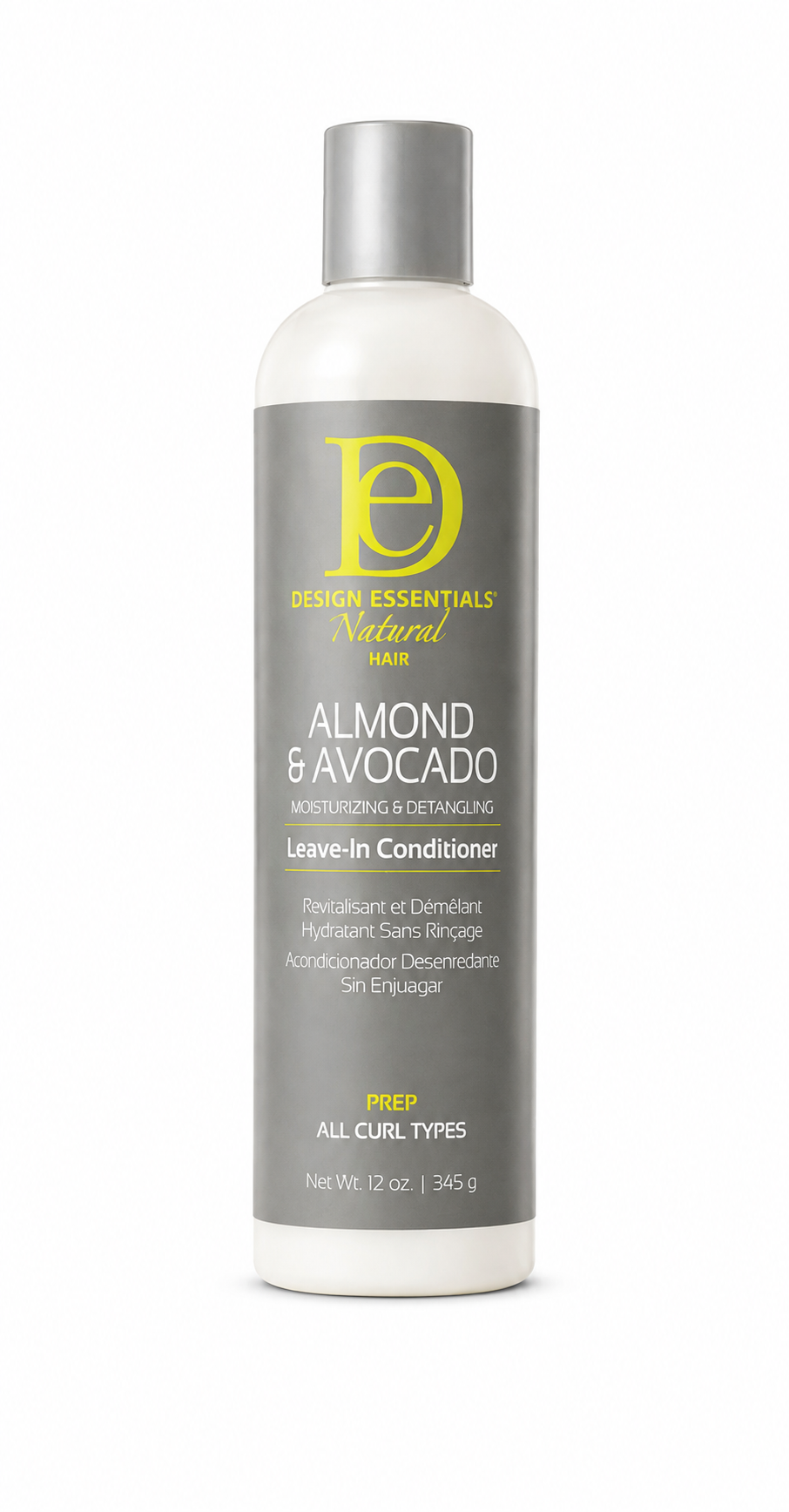 Design Essentials Natural Almond & Avocado Moisturizing & Detangling Leave-In Conditioner – 12 oz