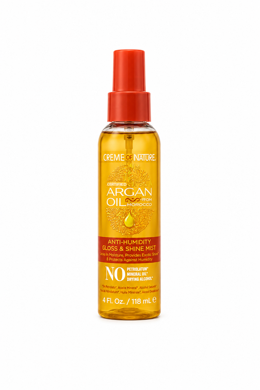 Creme of Nature Argan Oil Anti-Humidity Gloss & Shine Mist – 4 fl oz
